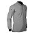 Camisa Masculina Agro Brk Básica Cinza Claro com Proteção Solar UV50+ - Imagem 3