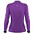 Camisa Feminina Agro Brk Básica Roxa com Proteção Solar UV50+ - Imagem 2