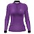 Camisa Feminina Agro Brk Básica Roxa com Proteção Solar UV50+ - Imagem 1