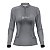 Camisa de Pesca Feminina Brk Offshore Gear Iscas Cinza com Proteção Solar UV50+ - Imagem 2