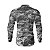 Camisa de Pesca Brk Camuflado Preto com Proteção Solar UV50+ - Imagem 2