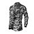 Camisa de Pesca Brk Camuflado Preto com Proteção Solar UV50+ - Imagem 4