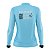 Camisa de Pesca Feminina Brk Fishing State of Mind Azul com Proteção Solar UV50+ - Imagem 3