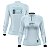 Camisa de Pesca Feminina Brk Fishing State of Mind Azul Claro com Proteção Solar UV50+ - Imagem 1