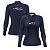 Camisa de Pesca Feminina Brk Isca Jig Head Preta com Proteção Solar UV50+ - Imagem 1