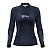 Camisa de Pesca Feminina Brk Isca Jig Head Preta com Proteção Solar UV50+ - Imagem 2