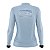 Camisa de Pesca Feminina Brk Cavala Mapa Náutico Azul Claro com Proteção Solar UV50+ - Imagem 3