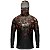 Camisa FusionX Brk Hunter Camu Floresta Preta com Capuz e Proteção UV50+ - Imagem 1