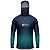 Camisa FusionX Brk Azul Celeste Estrelas com Capuz e Proteção UV50+ - Imagem 1