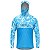 Camisa FusionX Brk Marine Azul Claro com Capuz e Proteção UV50+ - Imagem 1