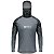 Camisa FusionX Brk Camuflado Preto Cinza com Capuz e Proteção UV50+ - Imagem 1