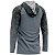 Camisa FusionX Brk Camuflado Preto Cinza com Capuz e Proteção UV50+ - Imagem 2