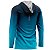 Camisa FusionX Brk Clean Azul Escuro com Capuz e Proteção UV50+ - Imagem 2