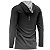 Camisa FusionX Brk Clean Preto Lisa com Capuz e Proteção UV50+ - Imagem 2