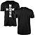 Camiseta Religiosa Brk Cruz e Leão com Algodão Premium - Imagem 1