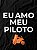 Camiseta Motociclismo Brk Amo Meu Piloto com Algodão Premium - Imagem 2