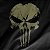 Camiseta Militar Brk Caveira Punisher Estilizada Verde com Algodão Premium - Imagem 2