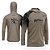 Camisa de Pesca com Capuz Brk Garateia Clean Bandeira Brasil com Proteção UV50+ - Imagem 1