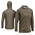 Camisa de Pesca com Capuz Brk Sport Gear Com Proteção Solar UV50+ - Imagem 1
