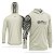 Camisa de Pesca com Capuz Brk Maori Bege Com Proteção Solar UV50+ - Imagem 1
