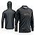 Camisa de Pesca com Capuz Brk Cinza Sport Gear Com Proteção Solar UV50+ - Imagem 1
