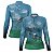 Camisa Agro Feminina Brk Drone T40 Air Force Azul com Proteção Solar UV50+ - Imagem 1