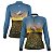 Camisa Agro Feminina Brk Drone Contagem de Gado com Proteção Solar UV50+ - Imagem 1