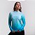 Camisa FusionX Feminina Brk Deep Azul Cristal com Capuz e Proteção Solar UV50+ - Imagem 3