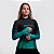 Camisa FusionX Feminina Brk Deep Azul Turquesa com Capuz e Proteção Solar UV50+ - Imagem 3