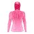 Camisa FusionX Feminina Brk Clean Efeito Água Laranja Rosa com Capuz e Proteção Solar UV50+ - Imagem 2