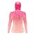 Camisa FusionX Feminina Brk Clean Efeito Água Rosa com Capuz e Proteção Solar UV50+ - Imagem 2