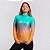 Camisa FusionX Feminina Brk Deep Azul Laranja com Capuz e Proteção Solar UV50+ - Imagem 2