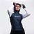 Camisa FusionX Feminina Brk Deep Azul Detalhe Folhas com Capuz e Proteção Solar UV50+ - Imagem 5
