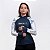 Camisa FusionX Feminina Brk Deep Azul Detalhe Folhas com Capuz e Proteção Solar UV50+ - Imagem 4