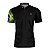 Camisa Manga Curta Agro Brk Preta Bandeira do Brasil com Proteção Solar UV50+ - Imagem 1