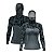 Camisa FusionX Feminina Brk Deep Camuflada Parcial Cinza com Capuz e Proteção UV50+ - Imagem 3