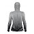 Camisa FusionX Feminina Brk Galaxy Cinza com Capuz e Proteção UV50+ - Imagem 2