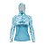Camisa FusionX Feminina Brk Marine Azul Claro com Capuz e Proteção UV50+ - Imagem 1