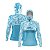 Camisa FusionX Feminina Brk Marine Azul Claro com Capuz e Proteção UV50+ - Imagem 3