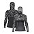 Camisa FusionX Feminina Brk Marine Camu Chumbo com Capuz e Proteção UV50+ - Imagem 3