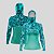 Camisa FusionX Feminina Brk Camuflada Verde Água com Capuz e Proteção UV50+ - Imagem 3