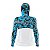 Camisa FusionX Feminina Brk Marine Camuflada Azul Branco com Capuz e Proteção UV50+ - Imagem 2