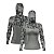 Camisa FusionX Feminina Brk Deep Cinza Camuflado com Capuz e Proteção UV50+ - Imagem 3