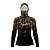 Camisa FusionX Feminina Brk Hunter Camu Floresta Preta com Capuz e Proteção UV50+ - Imagem 1