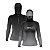 Camisa FusionX Feminina Brk Clean Preto Lisa com Capuz e Proteção UV50+ - Imagem 3