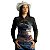 Camisa Agro Feminina Brk Preta Colheitadeira Bandeira do Brasil com Proteção Solar UV50+ - Imagem 5