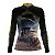 Camisa Agro Feminina Brk Preta Colheitadeira Bandeira do Brasil com Proteção Solar UV50+ - Imagem 3