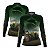 Camisa Agro Feminina Brk Verde Trator Bandeira do Brasil com Proteção Solar UV50+ - Imagem 1