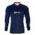 Camisa de Pesca Brk Azul Isca Artificial com Proteção UV50+ - Imagem 1