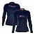 Camisa de Pesca Feminina Brk Azul Isca Artificial com Proteção UV50+ - Imagem 1
